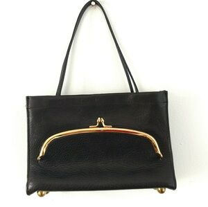 Rare Bonnie Cashin mini kiss lock tote